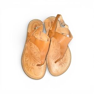 Born Light Brown Leather Sandals